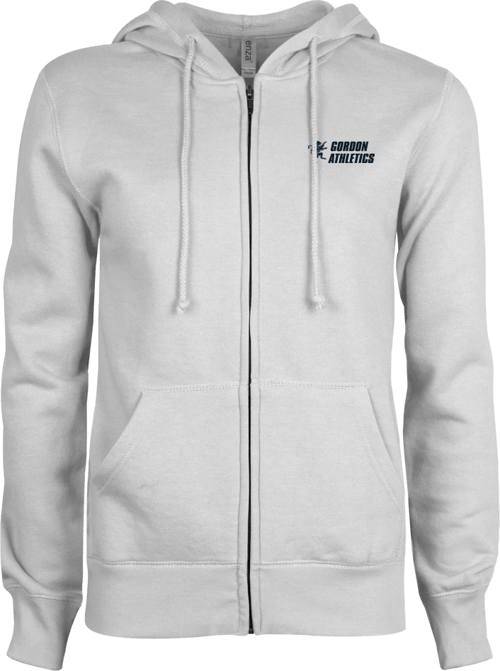 Gordon ENZA Ladies Fleece Full Zip Hoodie Athletics Mark - ONLINE ONLY
