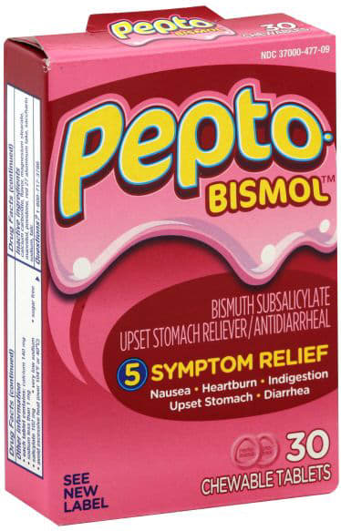 Pepto Bismol 30ct Chewable Tablets