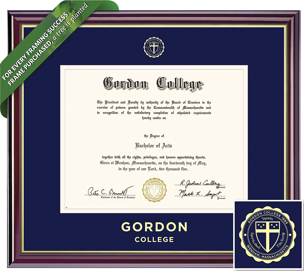 Gordon College 7'' x 9'' Windsor Diploma Frame