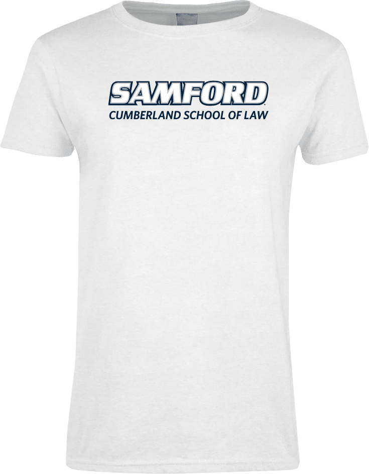 Samford Ladies T Shirt Cumberland School of Law - ONLINE ONLY