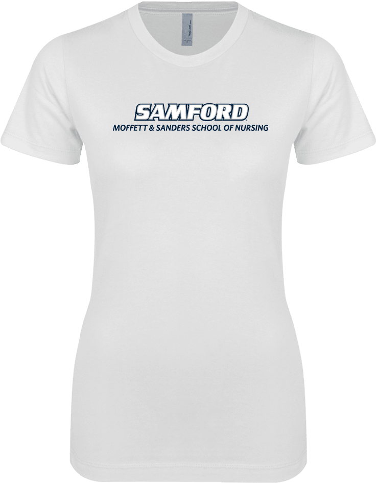 Samford Next Level Ladies SoftStyle Junior Fitted Tee Moffett & Sanders - ONLINE ONLY