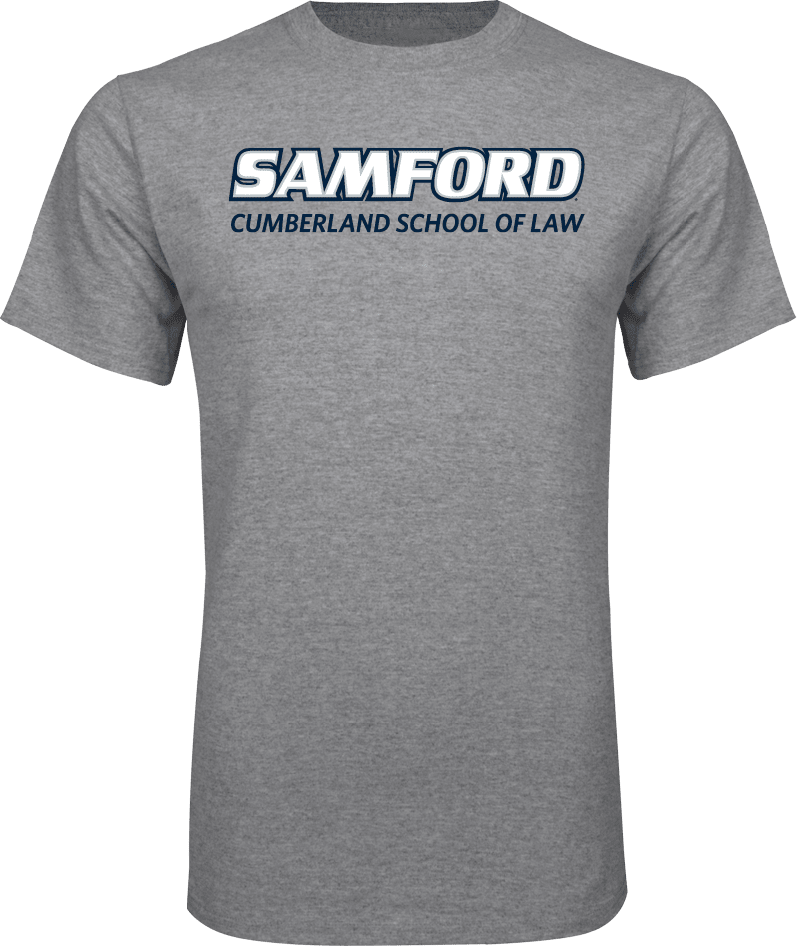 Samford T Shirt Cumberland School of Law - ONLINE ONLY