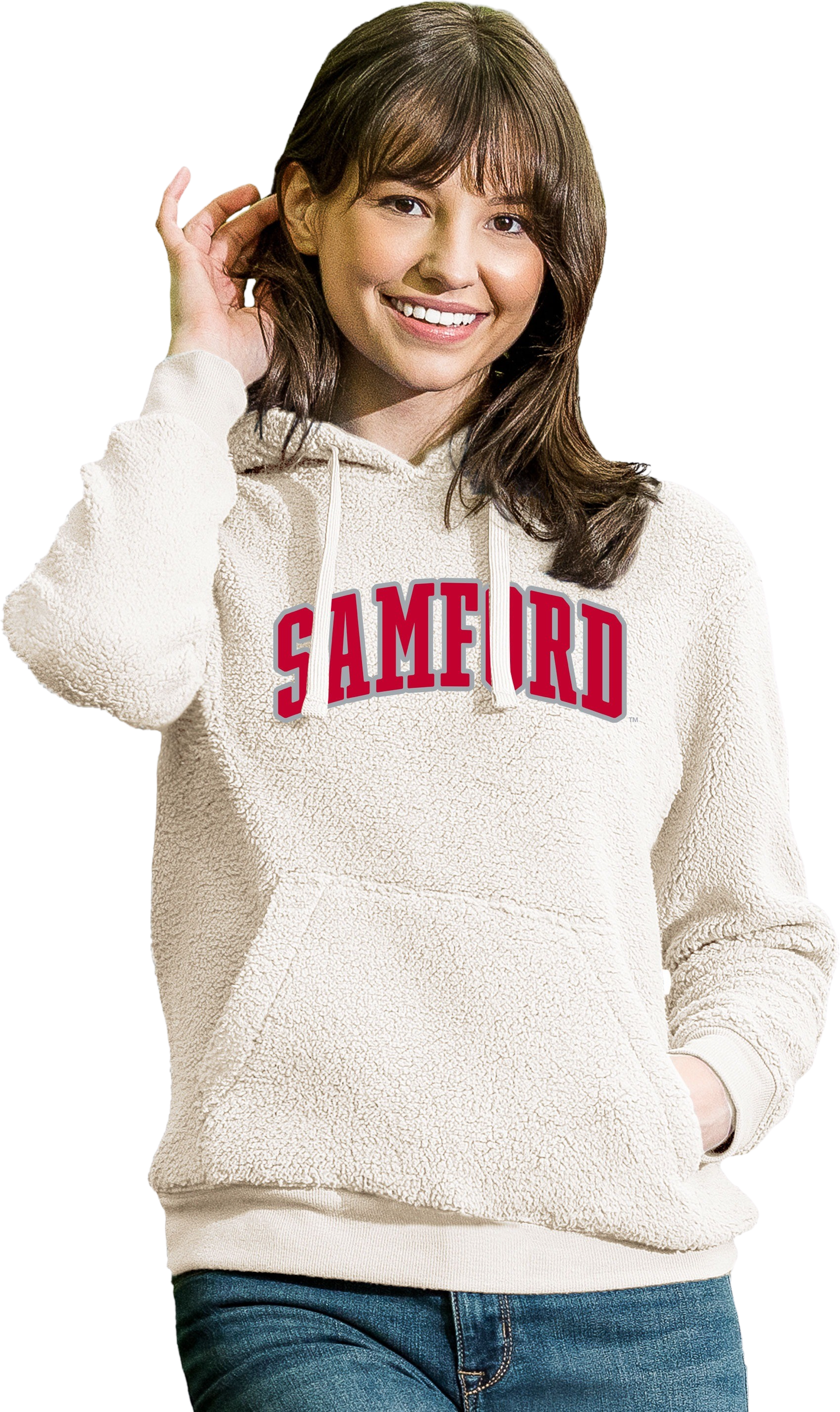 Samford University Women's Sherpa Hooded Sweatshirt
