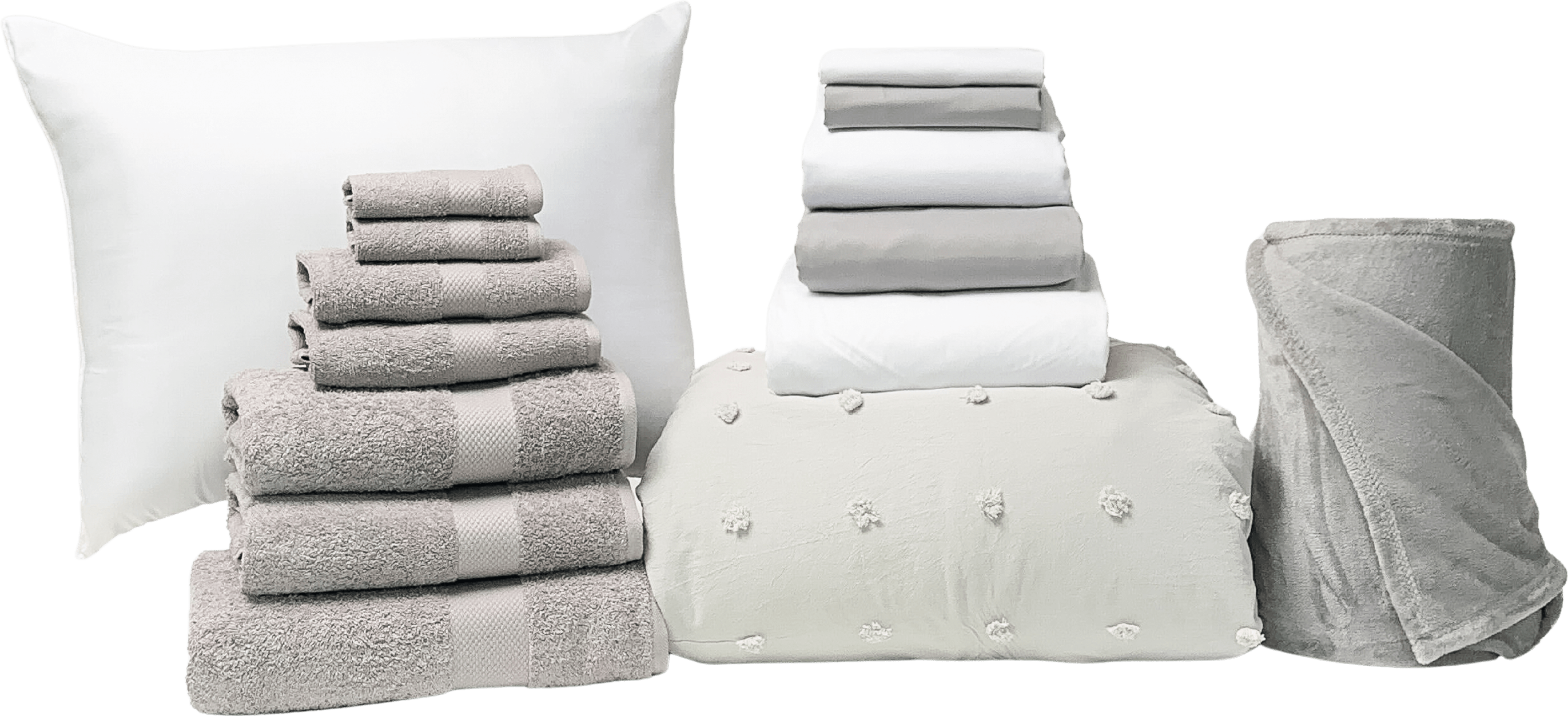 Essential 17pc Twin XL Bundle in Pom Slate - SHIPS 8/1 FOR IN-STORE PICKUP ON FALL MOVE-IN WEEKEND.