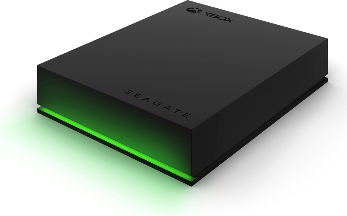 Game Drive for Xbox 4TB External USB 3.2 Gen 1 Portable Hard Drive Xbox Certified with Green LED Bar - ONLINE ONLY