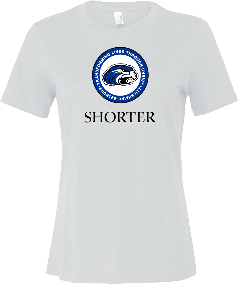 Shorter Univ Bella + Canvas Womens Relaxed Cotton T Shirt Shorter University Hawk - ONLINE ONLY