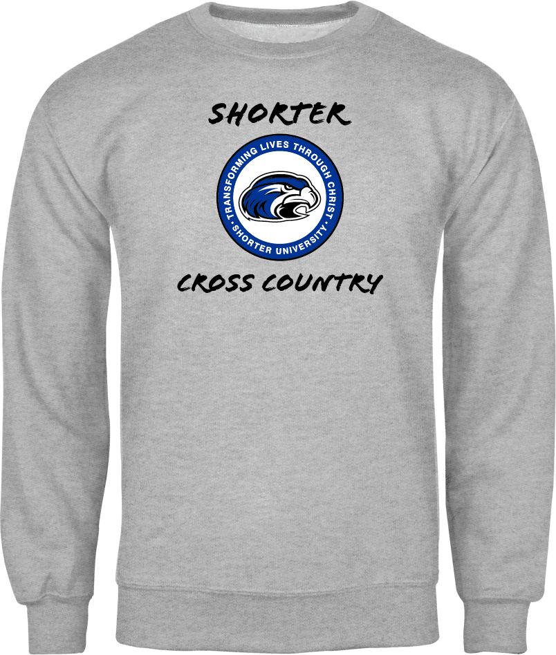 Shorter Univ Fleece Crew Shorter University Cross Country - ONLINE ONLY