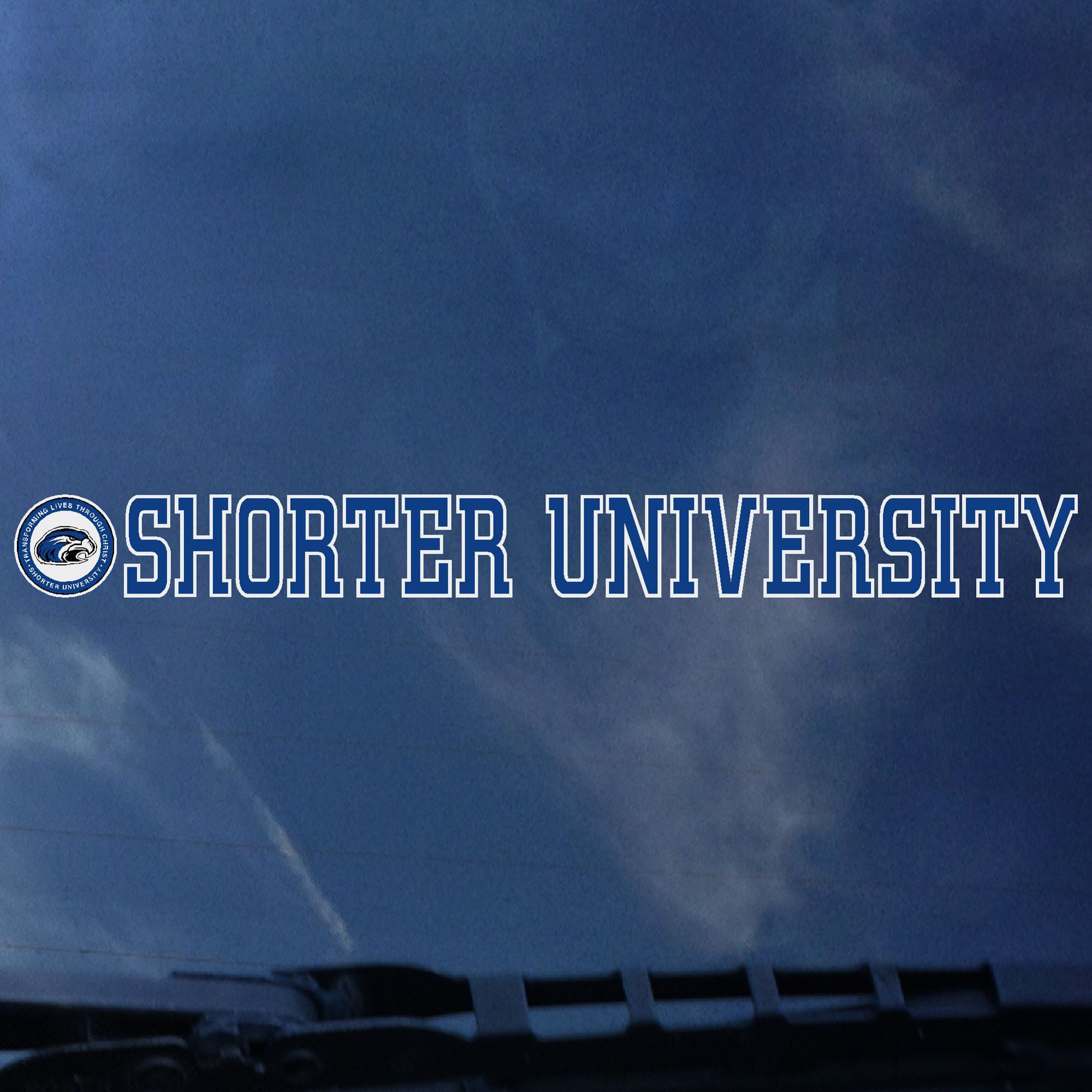 Shorter University Strip Decal
