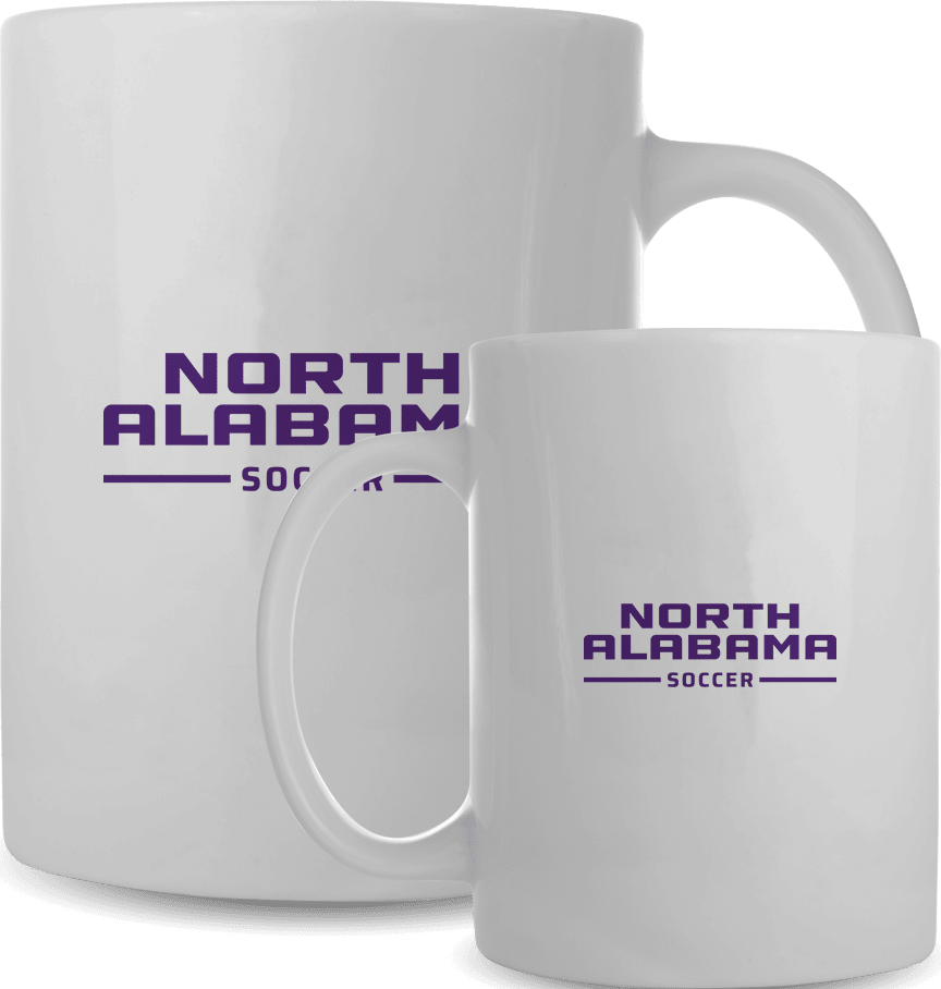 North Alabama Full Color Mug 15oz Soccar UNA - ONLINE ONLY