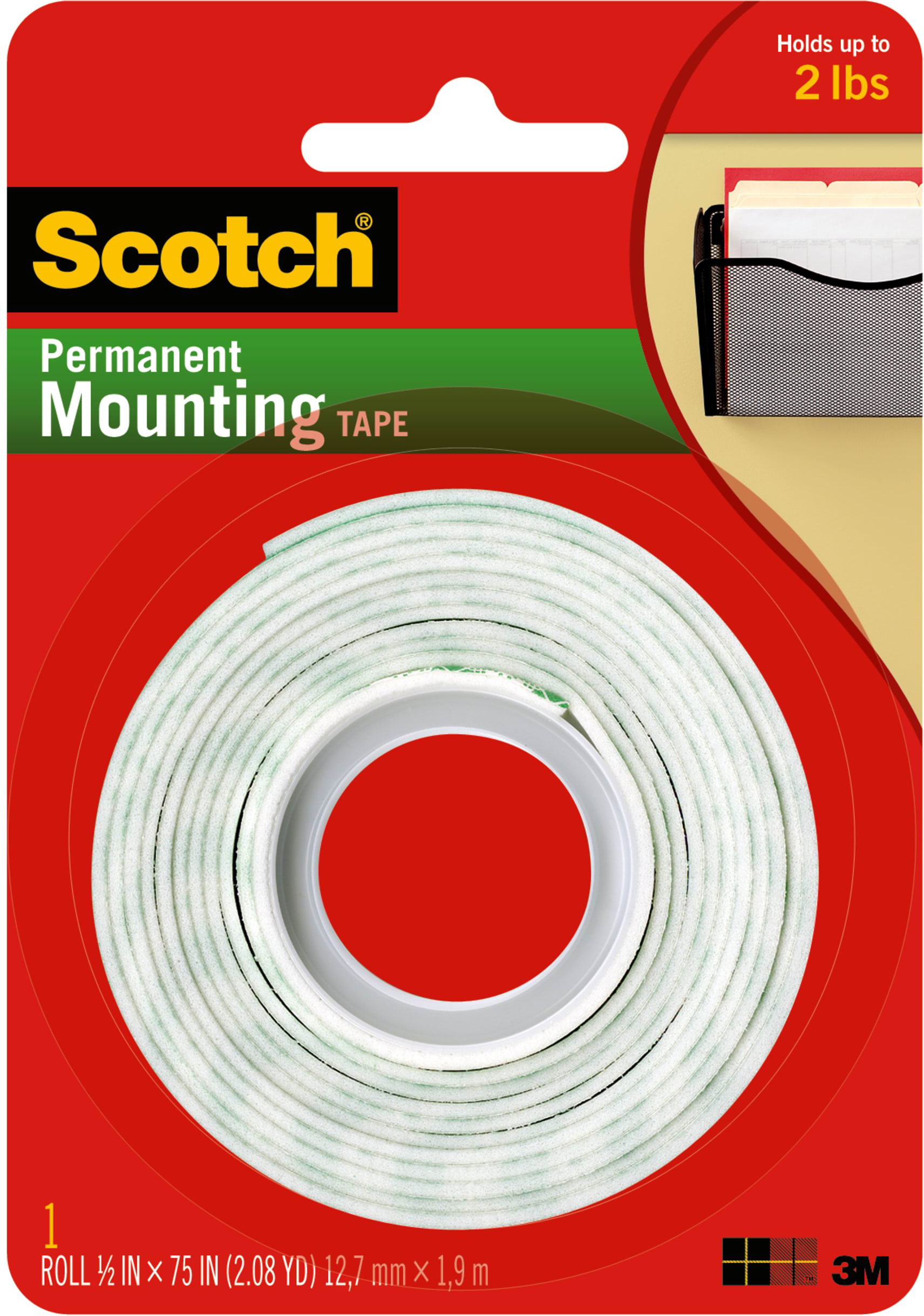 TAPE .5x75' MOUNTING