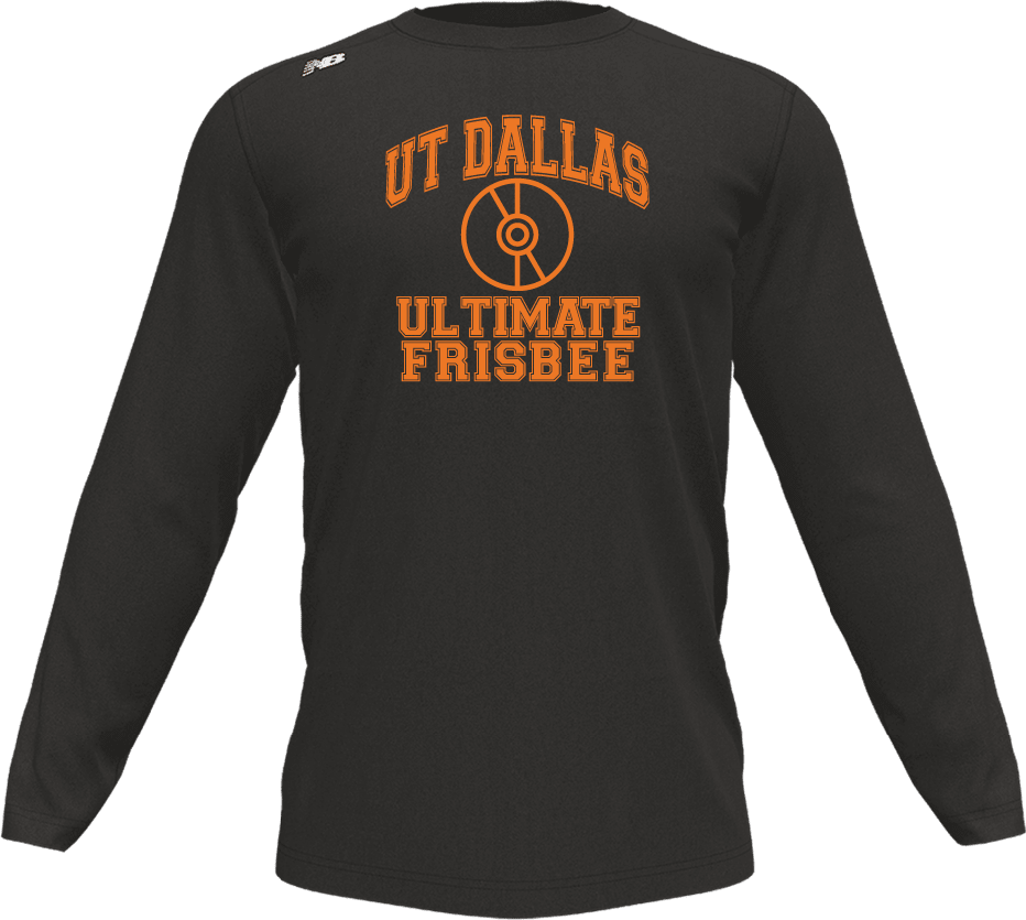 UT Dallas New Balance Long Sleeve Tech Tee UT Dallas Ultimate Frisbee - ONLINE ONLY