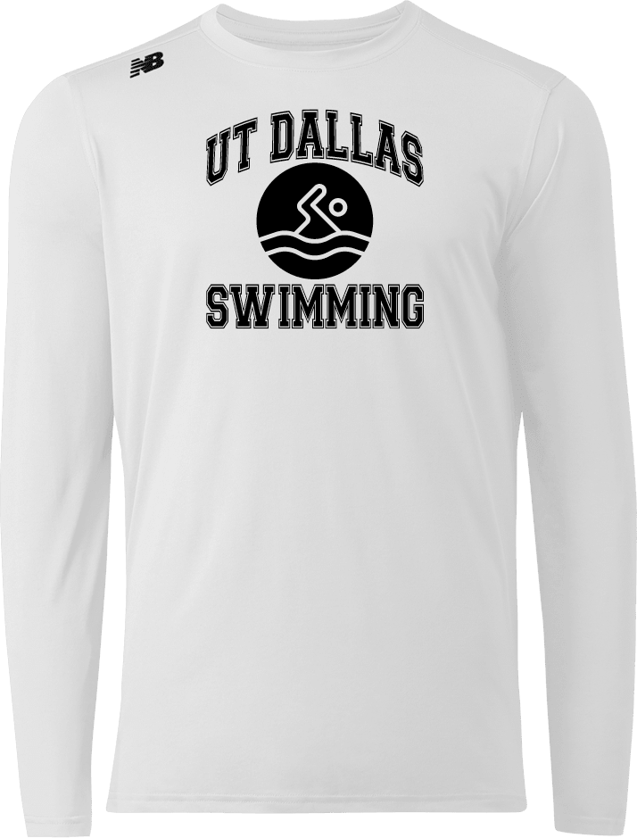 UT Dallas New Balance Long Sleeve Tech Tee UT Dallas Swimming - ONLINE ONLY