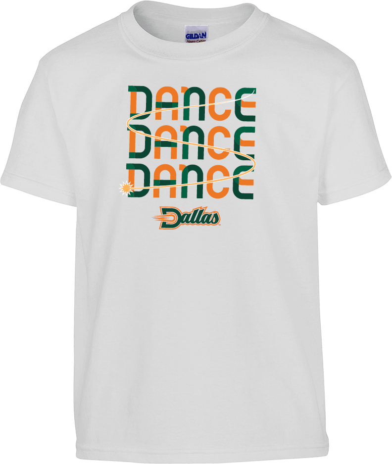 UT Dallas Youth T Shirt UTD - Dance Firework Zigzag - ONLINE ONLY