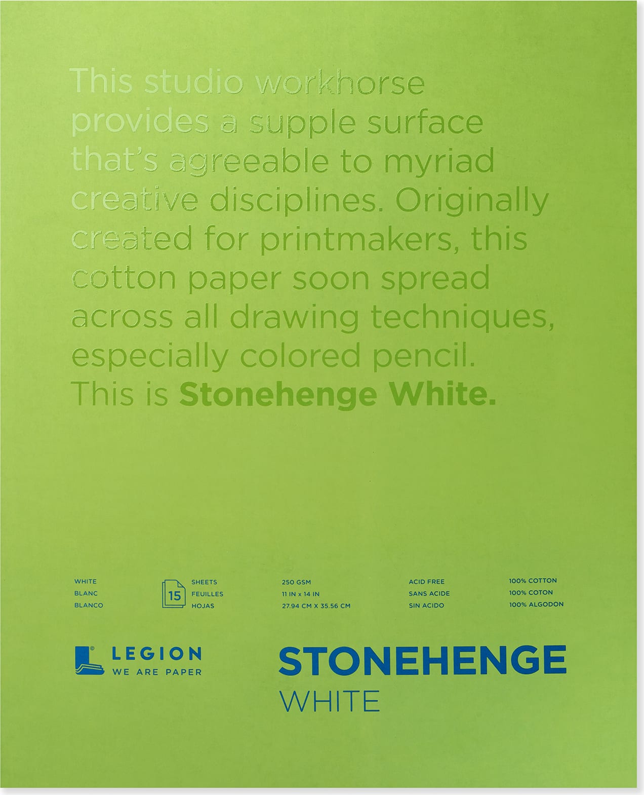 STONEHENGE DRAWING PAD 11X14