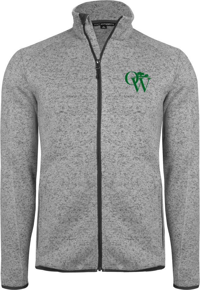 SUNY Old Westbury Sweater Fleece Jacket SUNY Old Westbury Icon Mark - ONLINE ONLY