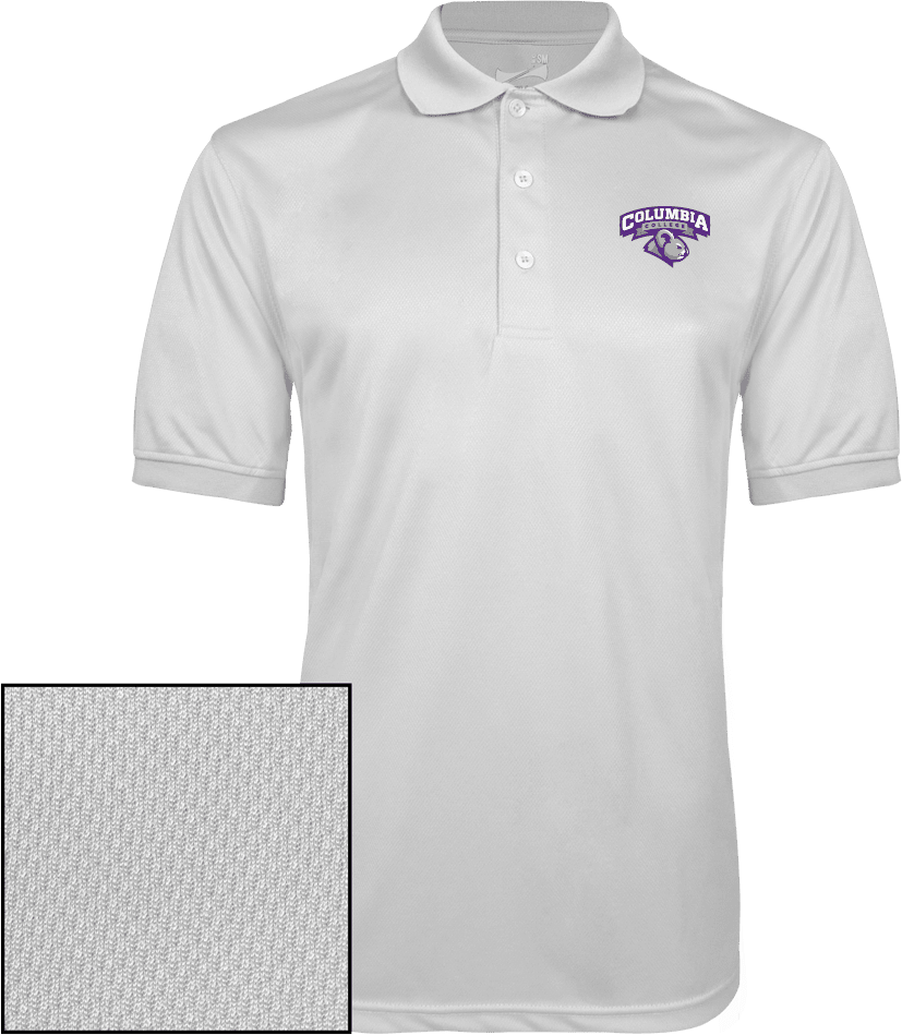 Columbia College (SC) Dry Mesh Polo Primary Mark - ONLINE ONLY