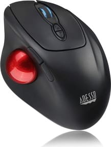 Adesso iMouse T30 - Wireless Programmable Ergonomic Trackball Mouse. Optical - Wireless - Radio Frequency - 2.40 GHz - No - Black - USB - 4800 dpi - Trackball, Scroll Wheel - 7 Button(s) - Right-handed Only - ONLINE ONLY