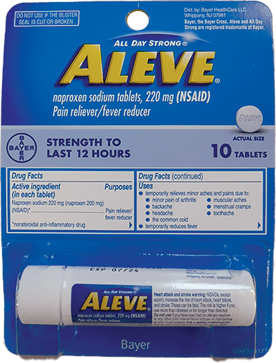 Aleve Vial