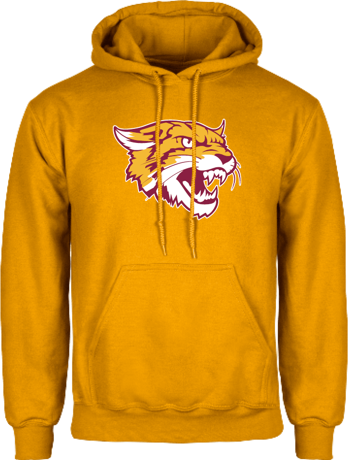 Bethune Cookman Fleece Hoodie Wildcat Head - ONLINE ONLY