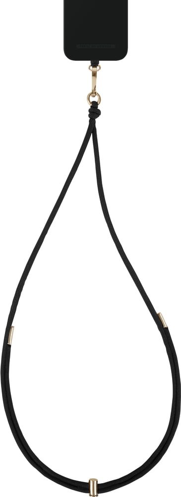 Ideal of Sweden Universal Cord Phone Strap, Black - ONLINE ONLY
