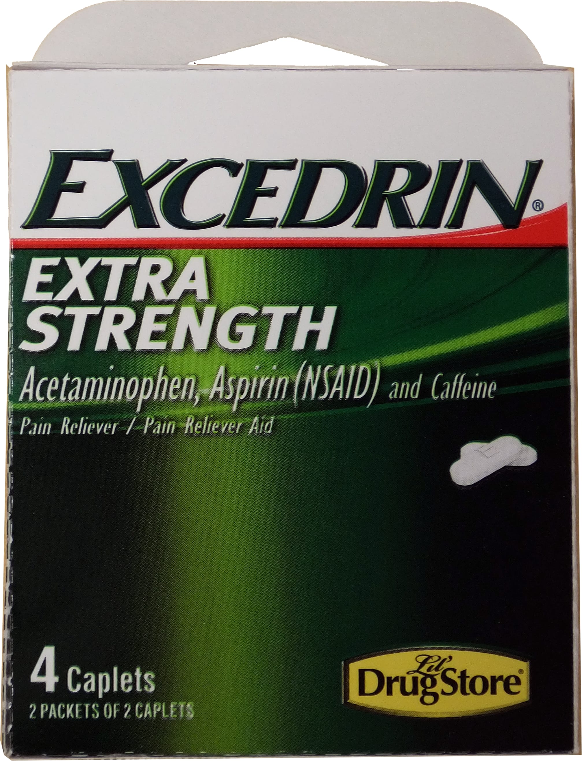 LIL DRUG EXCEDRIN CAPLET 4CT