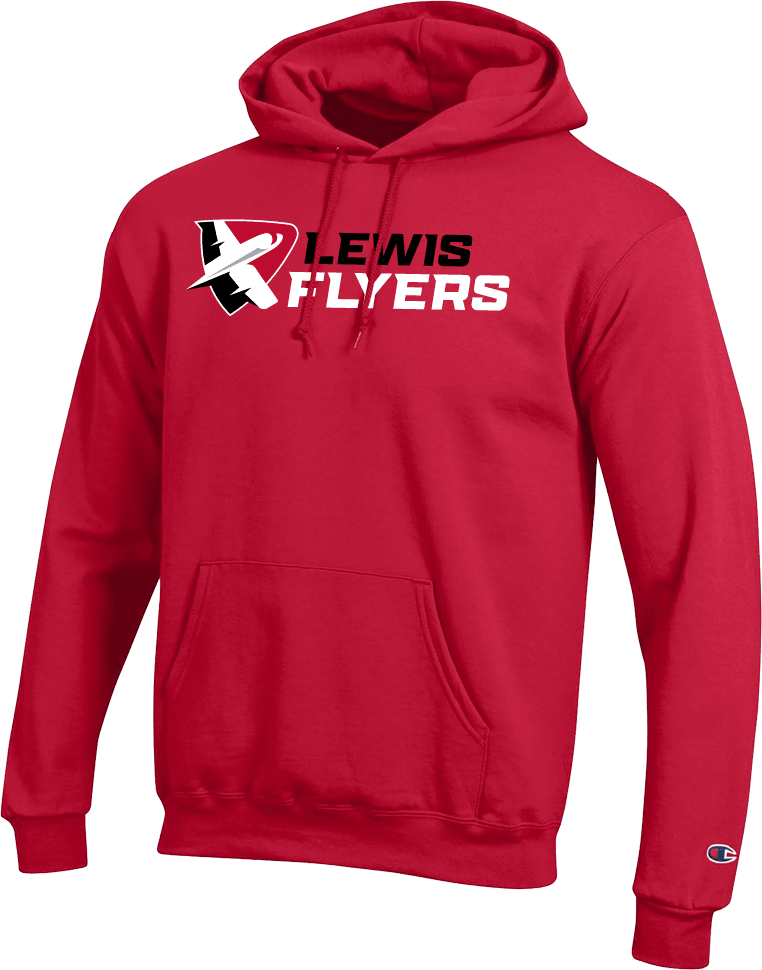Lewis Champion Fleece Hoodie Lewis Flyers - Horizontal