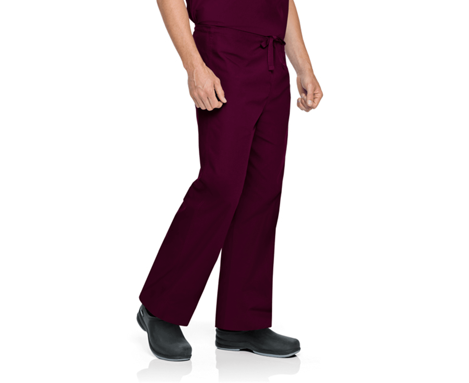 UNISEX SCRUB PANT WINE SML