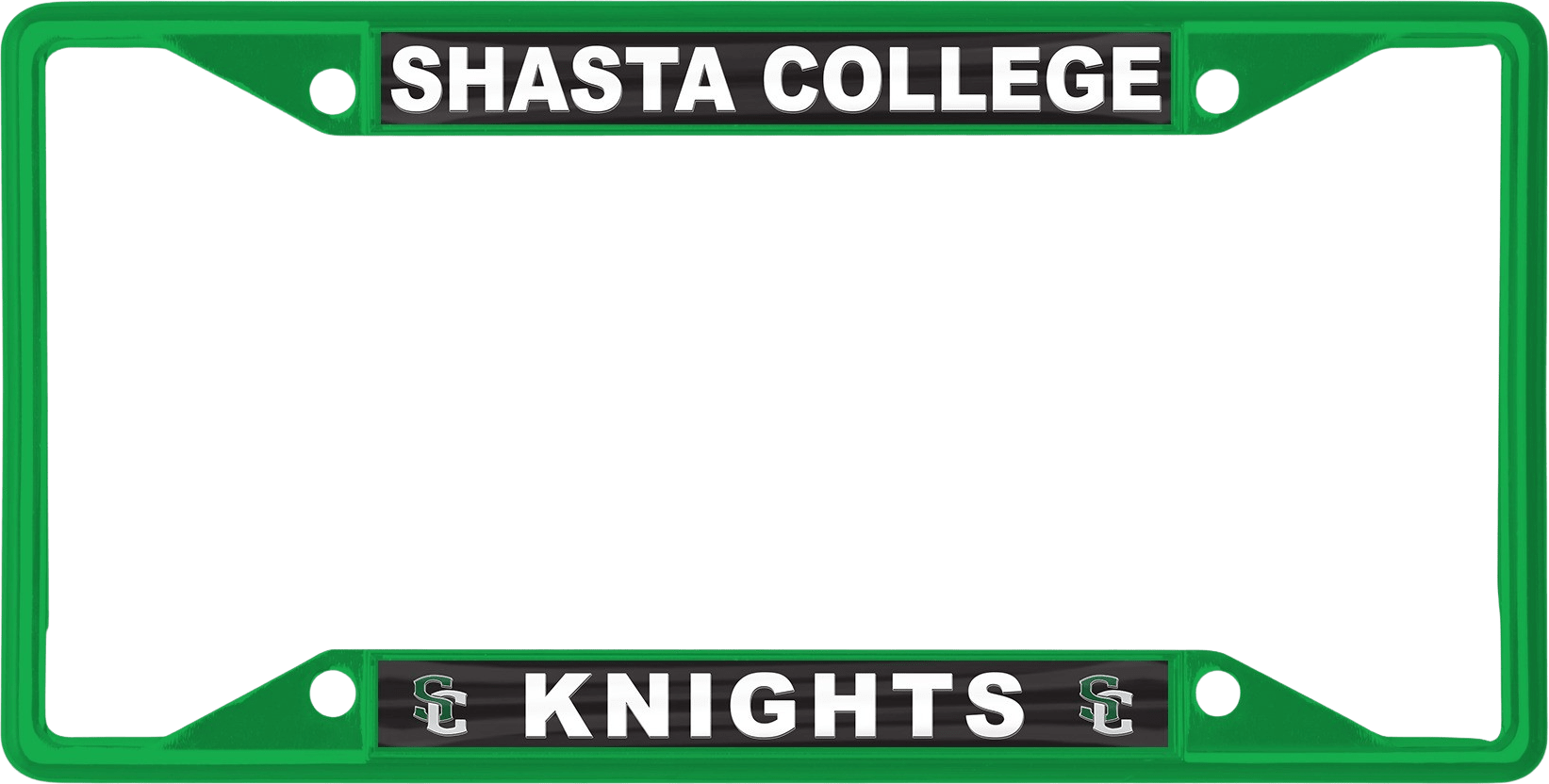 Shasta College Knights License Plate Frame