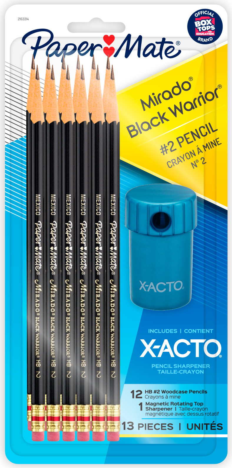 PENCIL MIRADO BLACK W/SHRPNR