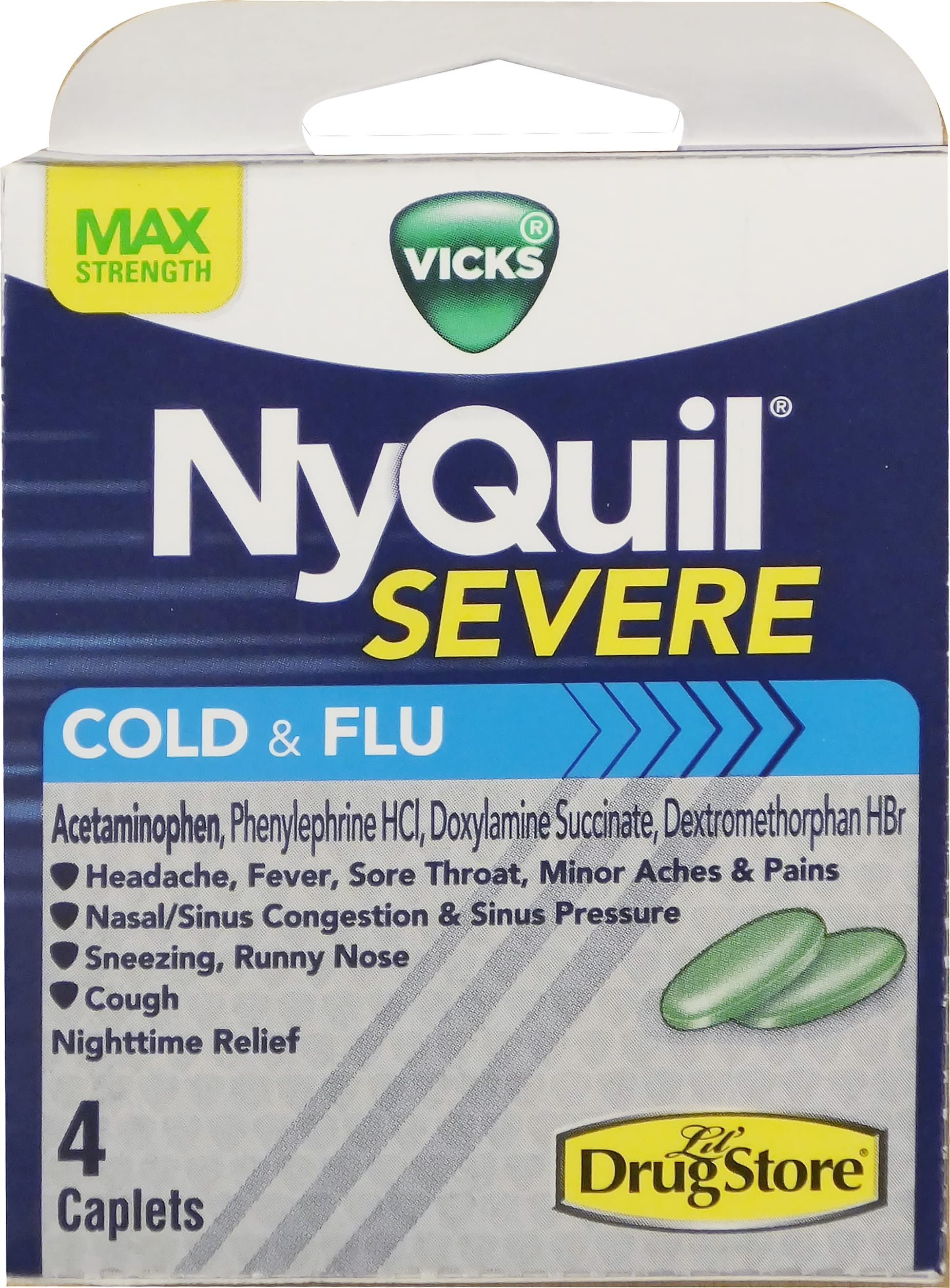 LIL DRUG NYQUIL SEVERE 4CT