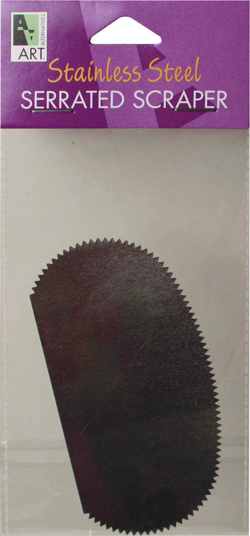 SERRATED SCRAPER STAIN STEEL
