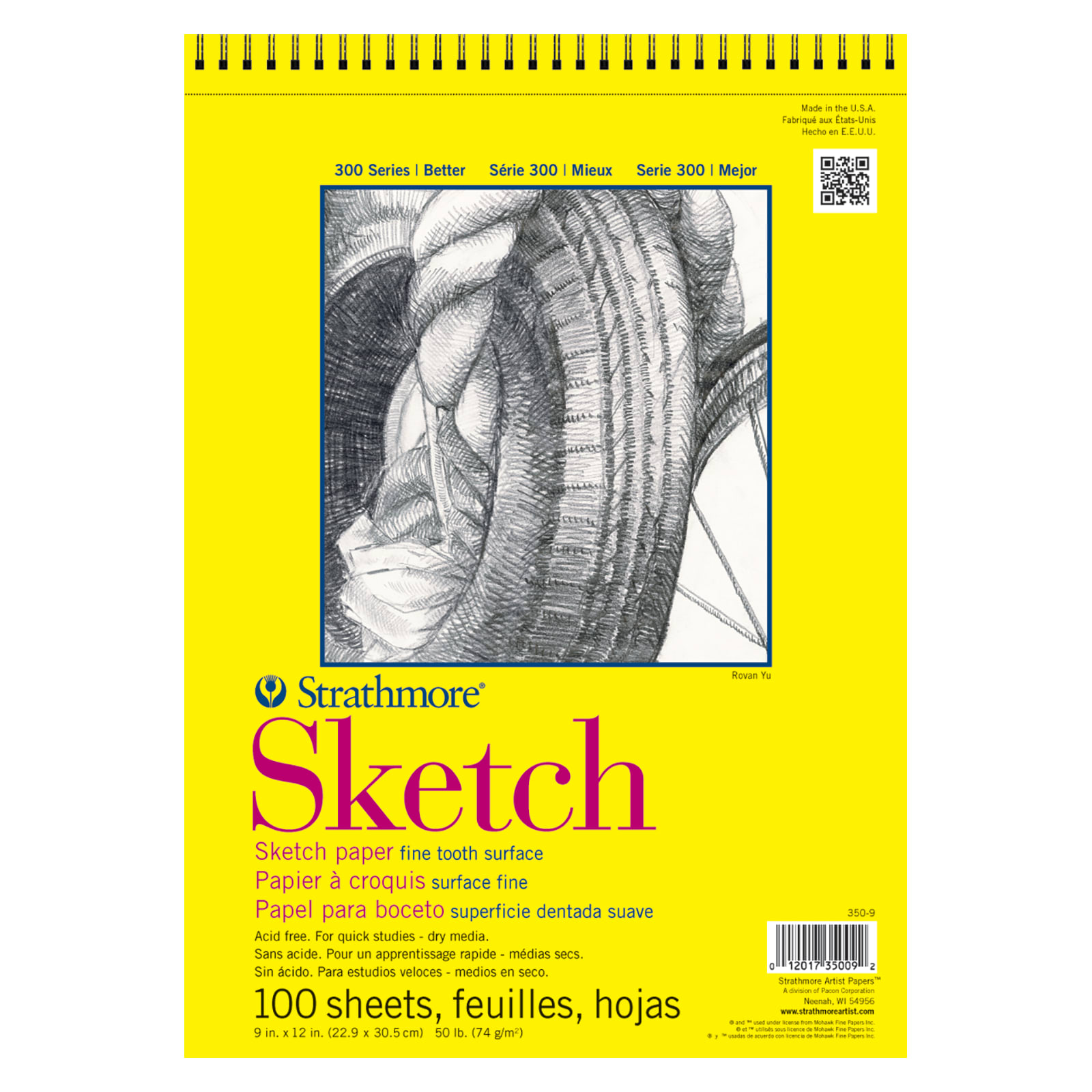 SKETCH 50# 9X12SB 100SH