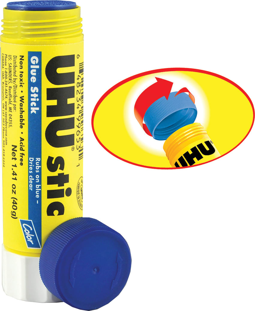 UHU GLUE STIC JUMB 1.41OZ BLUE