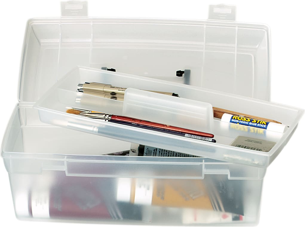 STORAGE BOX ONE TRAY-TAUPE(6)