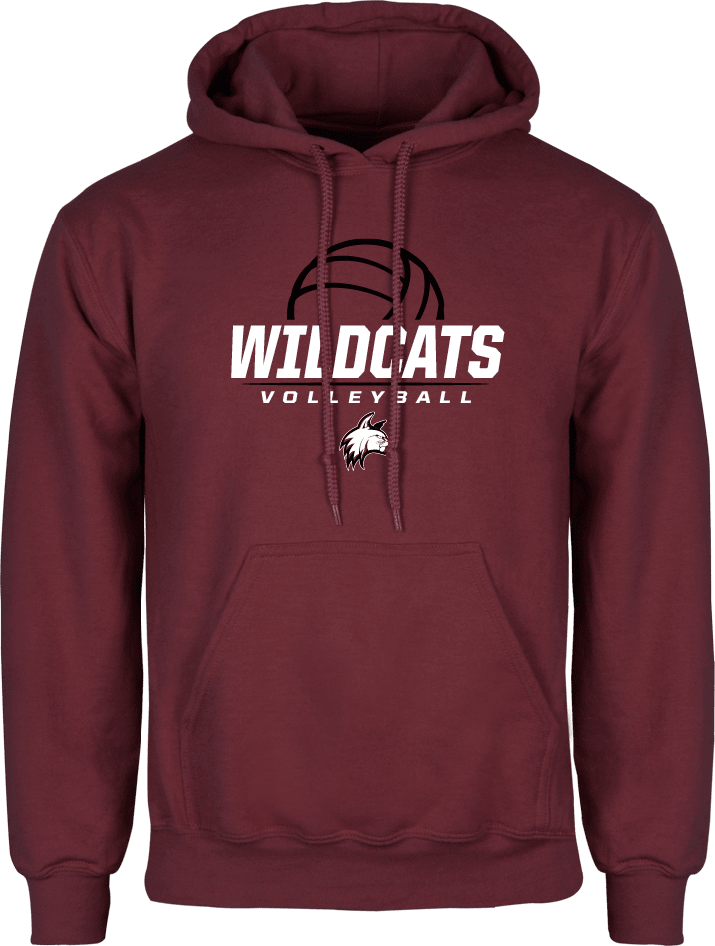 Bay Path Fleece Hoodie Volleyball Ball - ONLINE ONLY