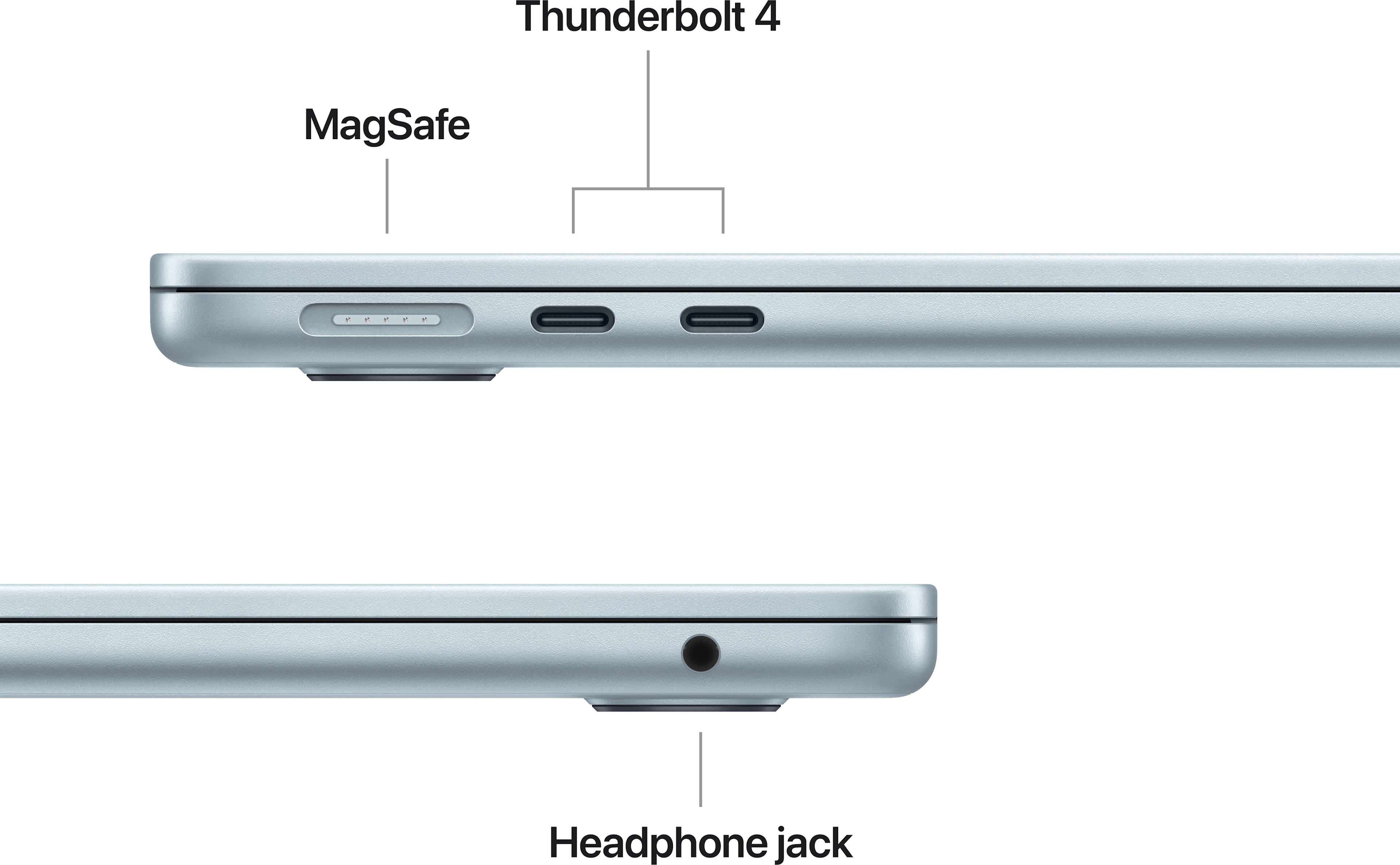 Apple 15-inch MacBook Air: Apple M5 chip with 10‑core CPU and 10‑core GPU, 16GB, 1TB SSD - Sky Blue