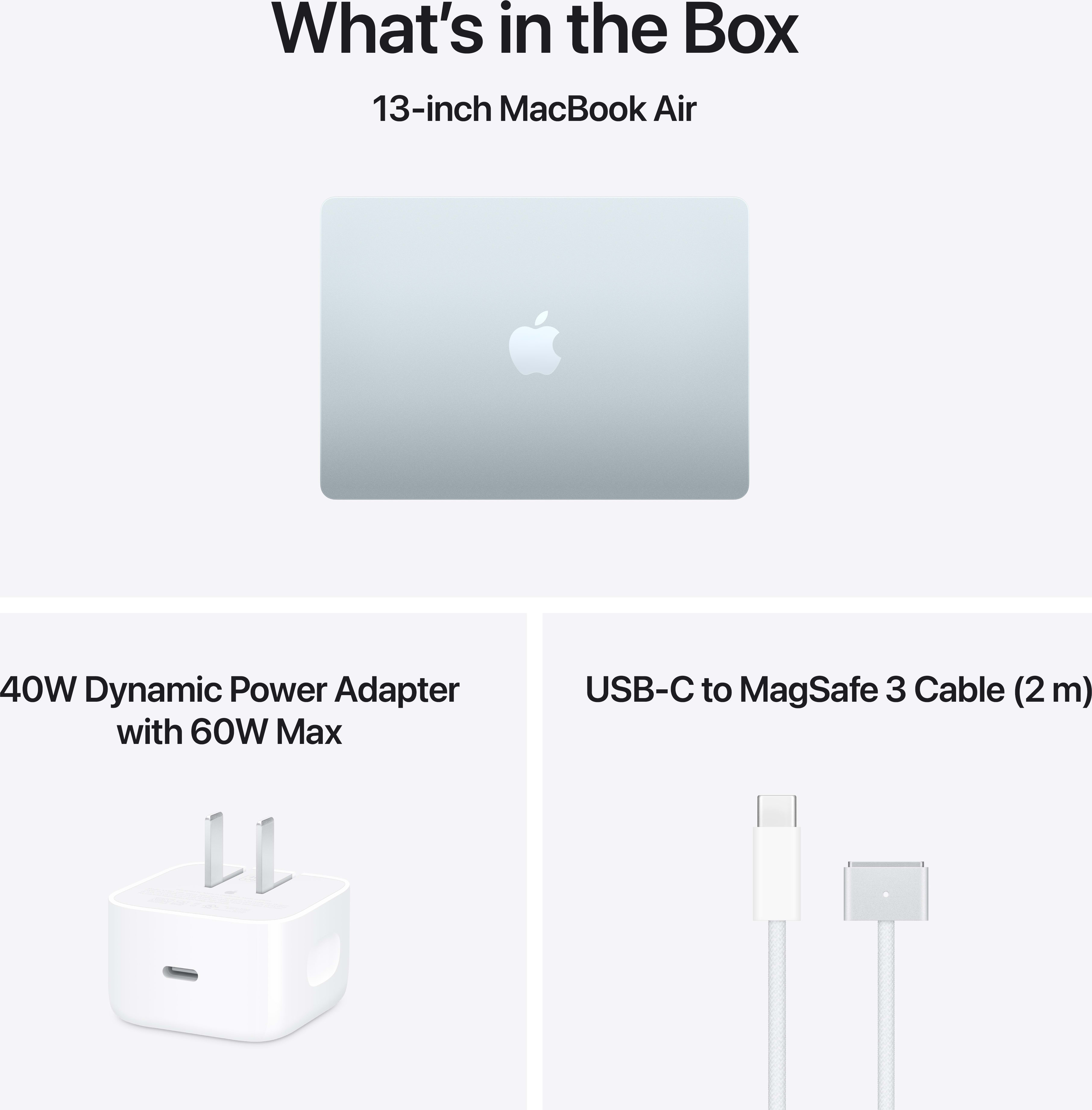 Apple 15-inch MacBook Air: Apple M5 chip with 10‑core CPU and 10‑core GPU, 16GB, 1TB SSD - Sky Blue