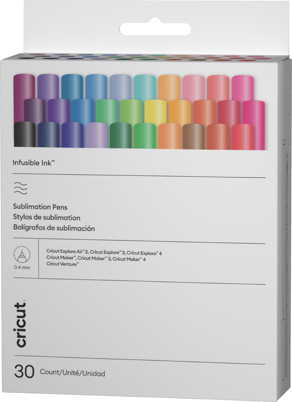 Cricut Infusible Ink Pen Set 0.4, 5.87x1.46x4.84in, Multi - ONLINE ONLY