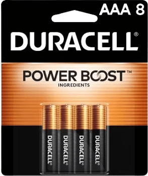 BATTERY 8PK AAA DURACELL