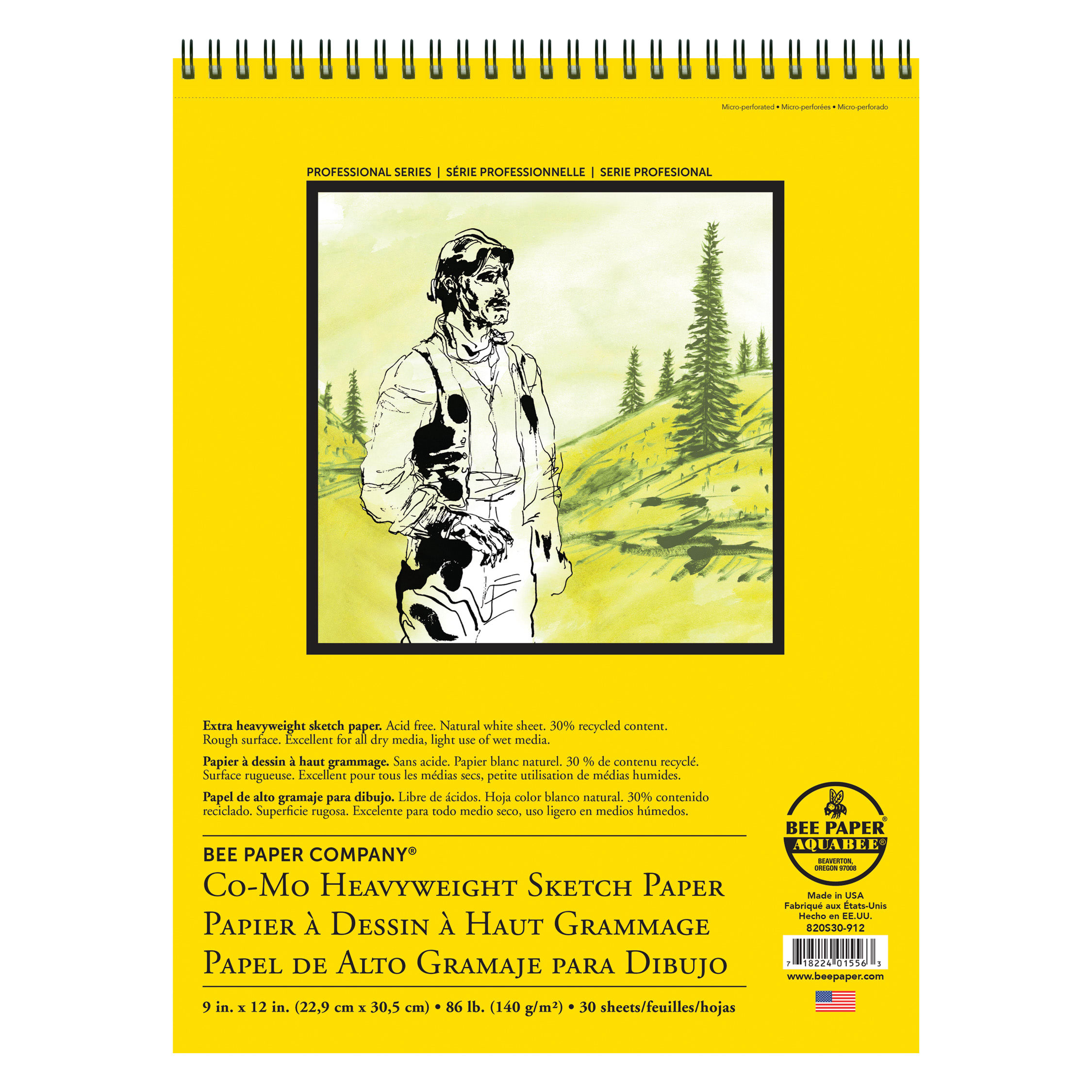 AF 9X12 COMO SKETCH 30/SP/70#