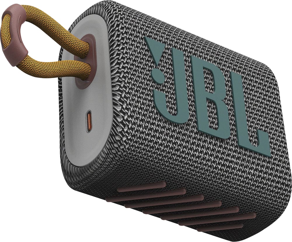 JBL Go 3 Wireless Speaker, Gray - ONLINE ONLY