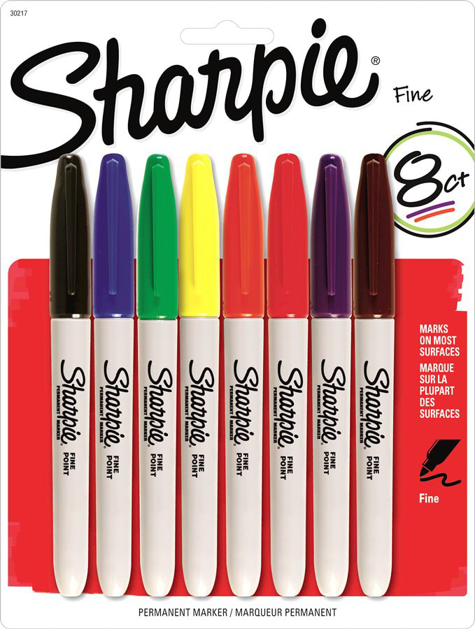 SHARPIE FINE ASST 8CT