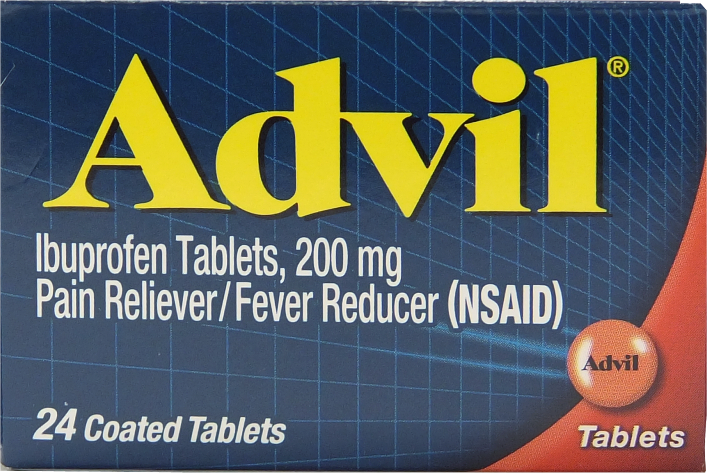 Advil Pain Reliever/Fever Reducer Tablets - Ibuprofen (NSAID) - 24ct