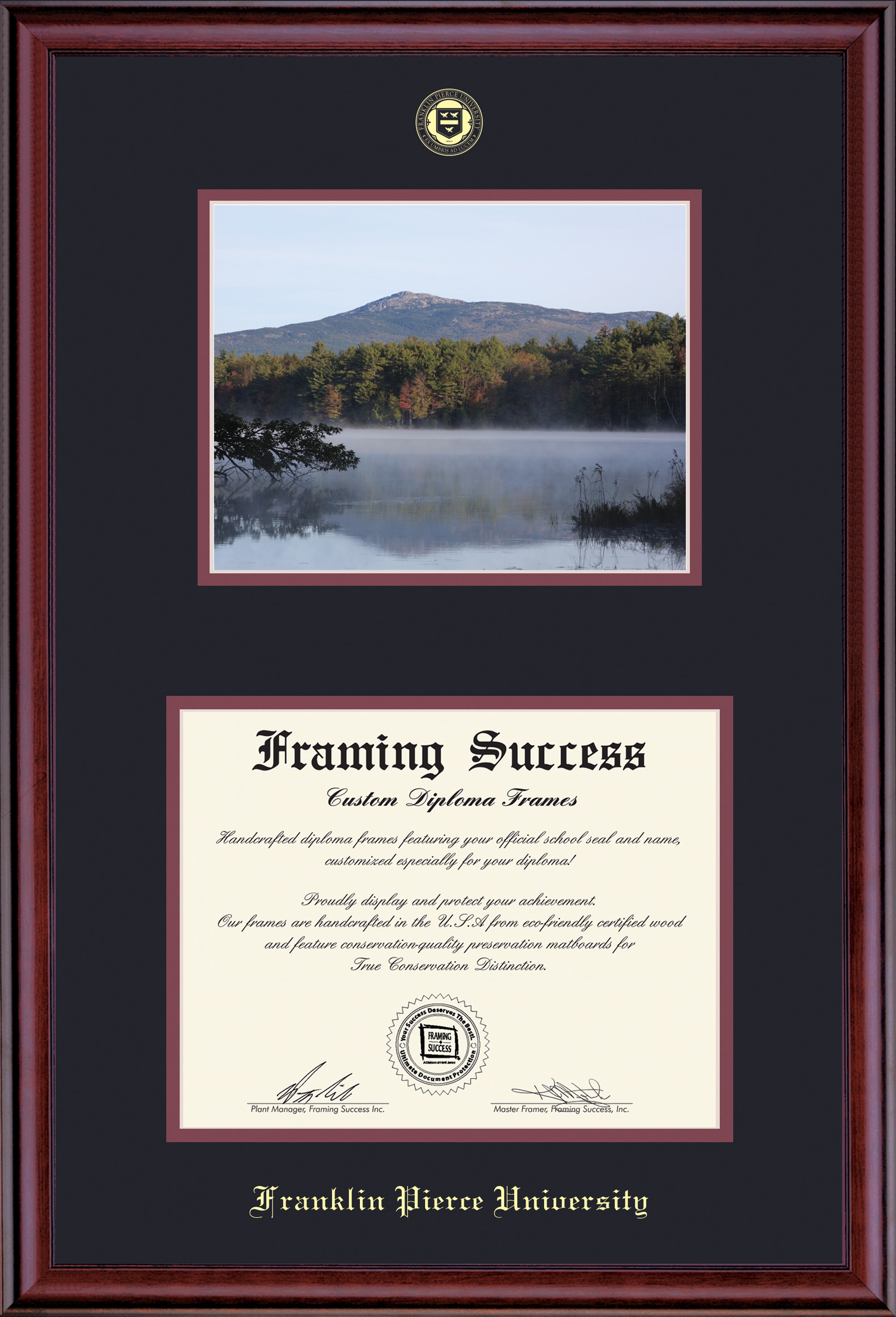 Franklin Pierce University 8.5'' x 11'' Classic Diploma Frame