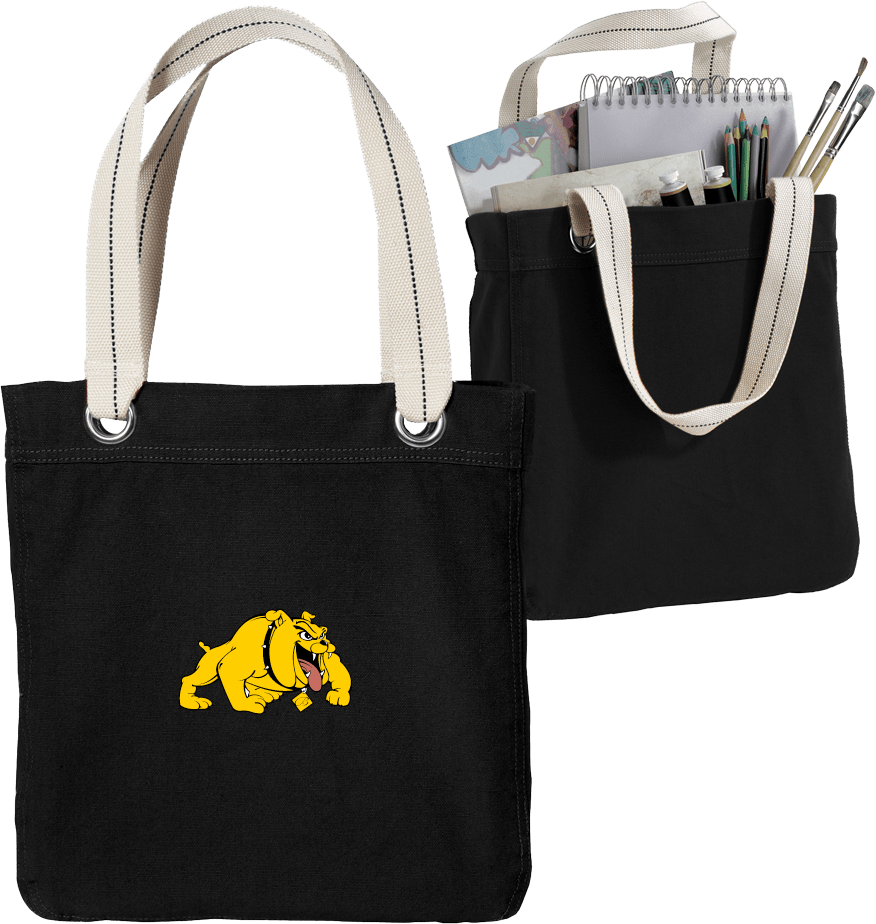 Bowie State Allie Canvas Tote Primary Mark - ONLINE ONLY