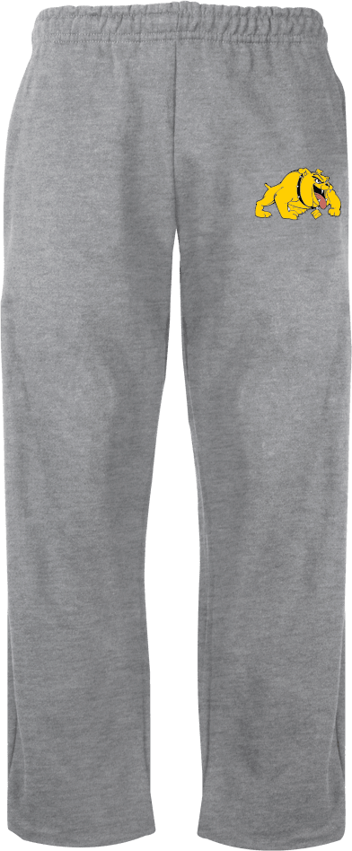 Bowie State Fleece Open Bottom Pant Primary Mark - ONLINE ONLY