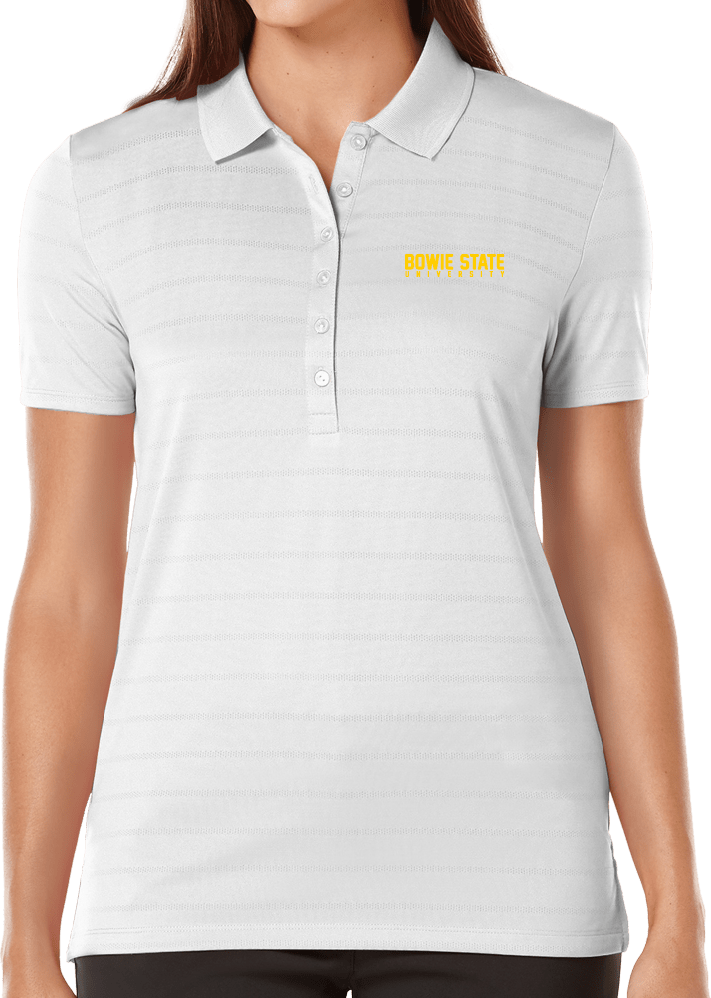 Bowie State Callaway Womens Opti Vent Polo Bowie State University Stacked - ONLINE ONLY