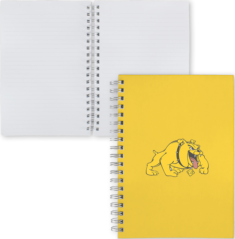 Bowie State Clear 7 x 10 Spiral Journal Notebook Primary Mark - ONLINE ONLY
