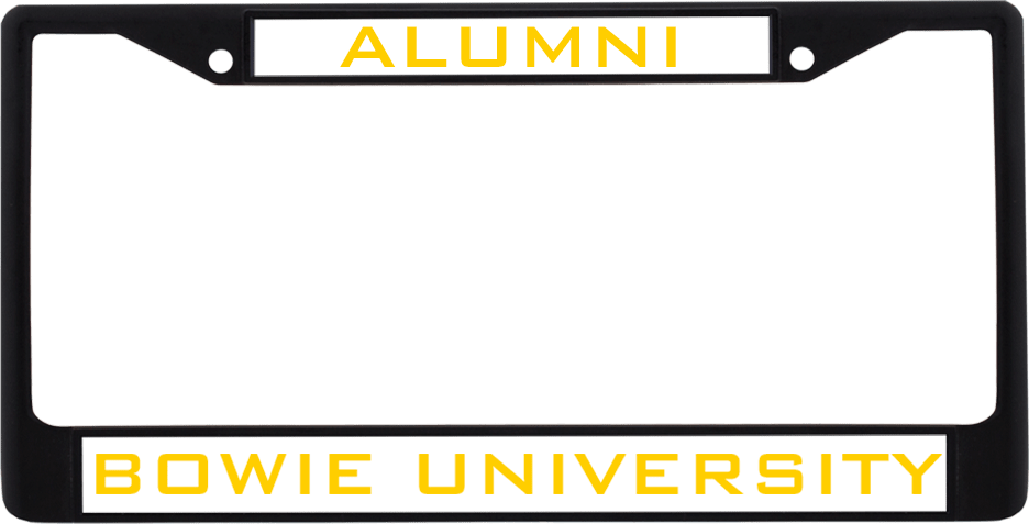 Bowie State Alumni Metal License Plate Frame in Alumni - ONLINE ONLY
