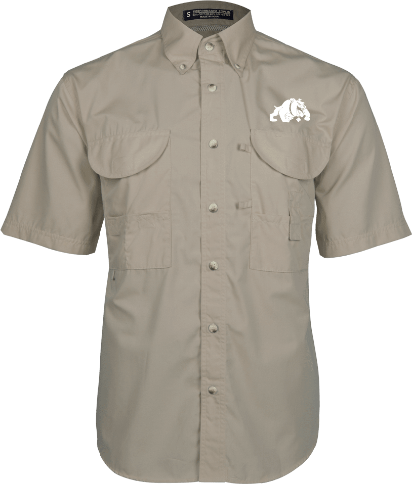 Bowie State Fishing Shirt Performance Short Sleeve Primary Mark - ONLINE ONLY